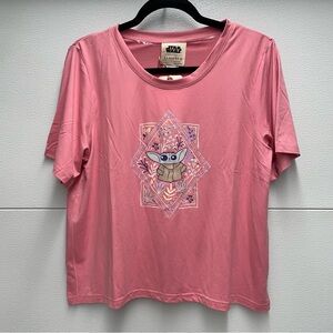 Star Wars Pink Boxy Short Sleeve Slumber Tee